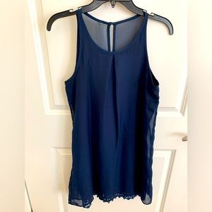 Navy blue dress
